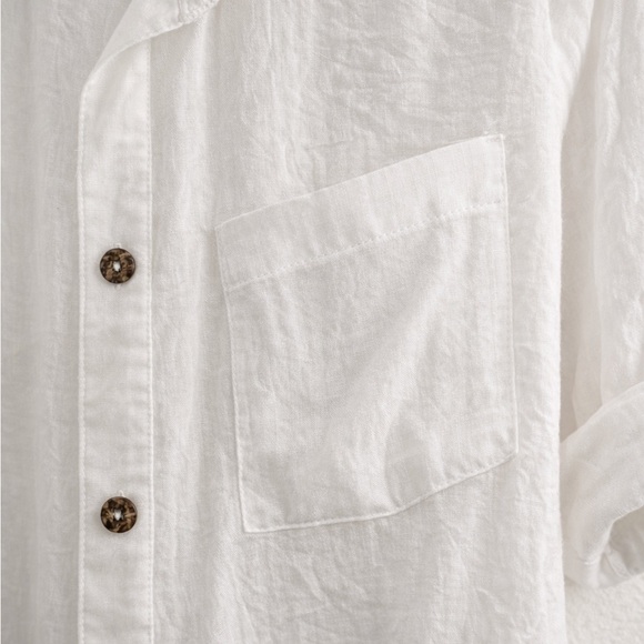 White Button-Up Shirt - Picture 5 of 5